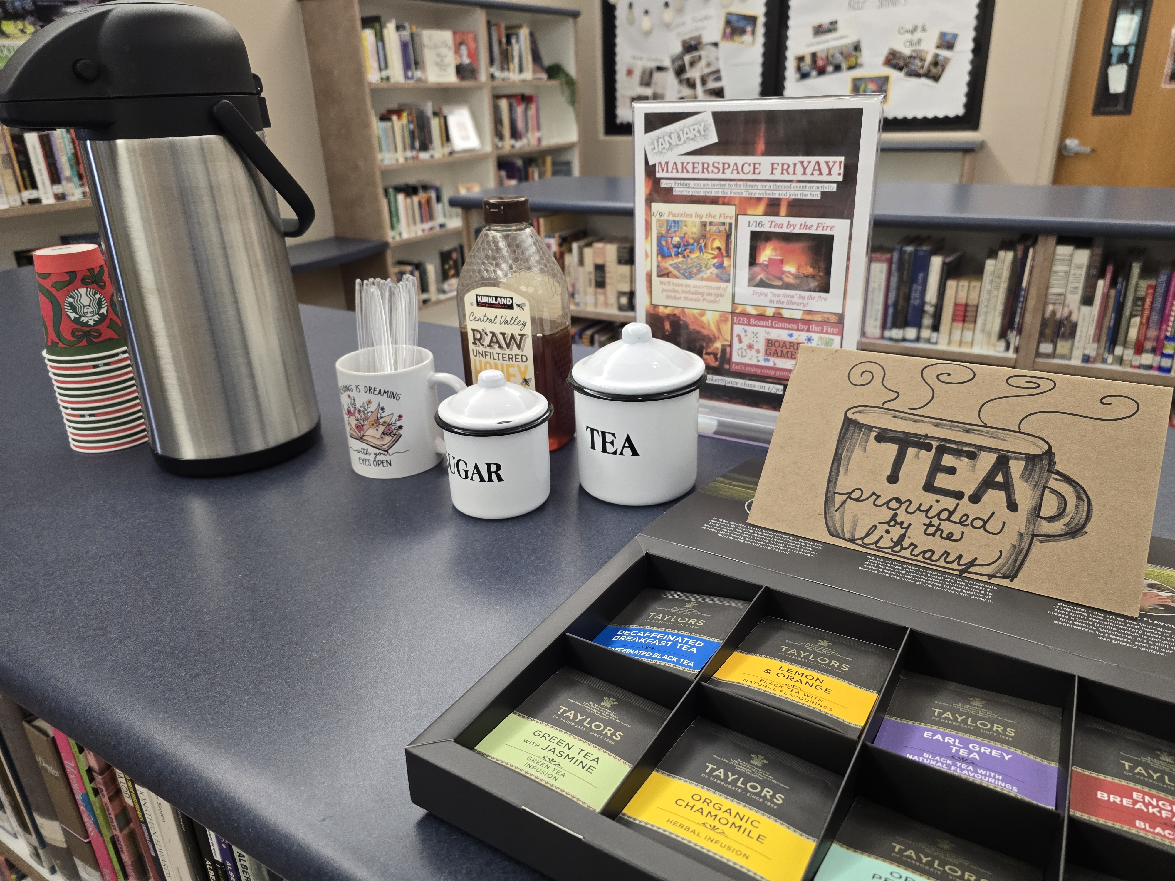 Tea Time in the Library!